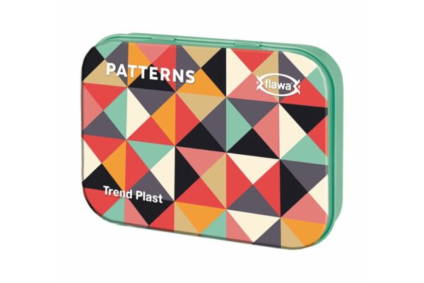 Flawa Trend Plast Patterns Tin Box 20 Stk