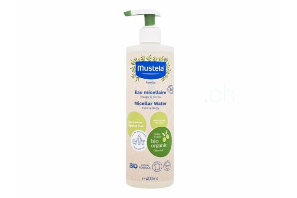 Mustela BIO eau micellaire fl 400 ml
