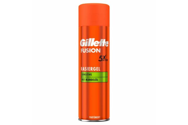 Gillette Fusion5 gel à raser Sensitive 200 ml