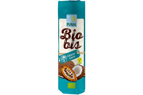 Pural Bio Bis Choco-coco Doppelkekse palmölfrei 300 g