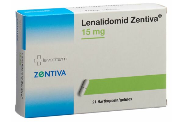 Lenalidomid Zentiva Kaps 15 mg 21 Stk