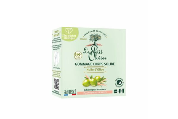 Le Petit Olivier Solides Körperpeeling Olivenöl Karton 100 g