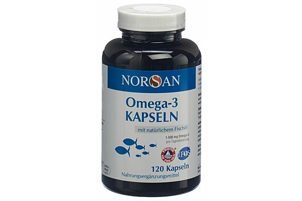 NORSAN Omega-3 Fischöl Kaps Ds 120 Stk