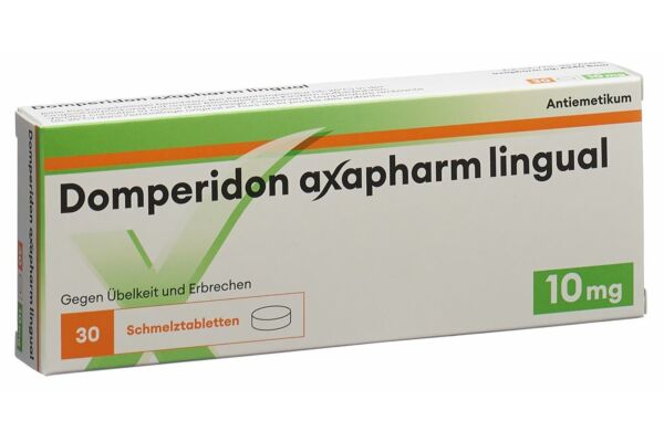 Domperidon axapharm lingual Schmelztabl 10 mg 30 Stk