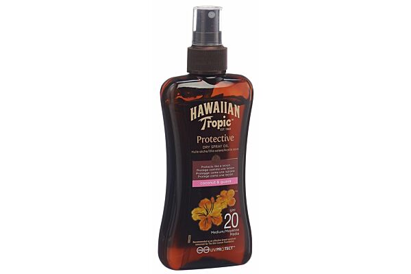 Hawaiian Tropic hulie solaire dry spray IP20 200 ml