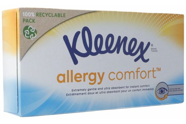 Kleenex tissus cosmétiques Allergy Comfort box 56 pce