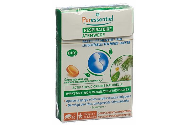 Puressentiel pastilles respiratoire menthe-pin fl 20 pce