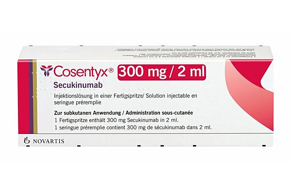 Cosentyx Inj Lös 300 mg/2ml Fertspr