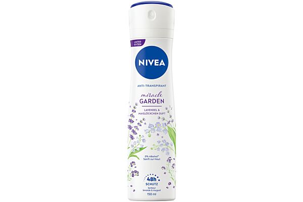Nivea Female Deo Miracle Garden Lavendel&Maiglöcken Aeros Spr 150 ml