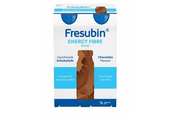 Fresubin Energy Fibre DRINK Schokolade 4 Fl 200 ml
