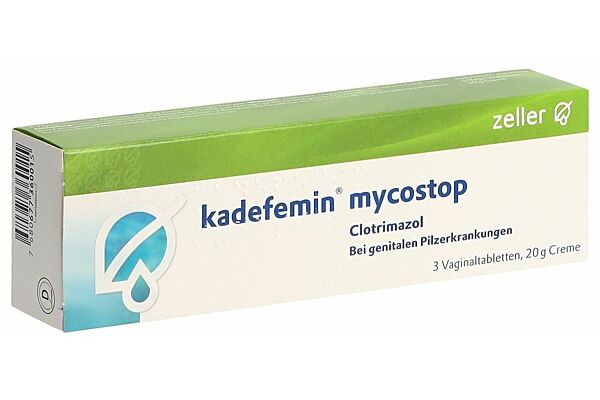 Kadefemin Mycostop Kombipack 3 Vaginaltabletten und 20 g Creme