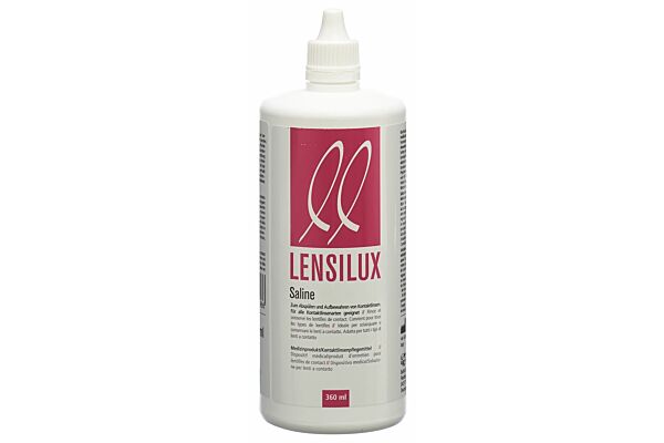 Lensilux Saline Kochsalzlösung Fl 360 ml