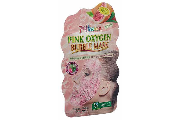 7th Heaven Women's Pink Oxygen Bubble Mask Btl