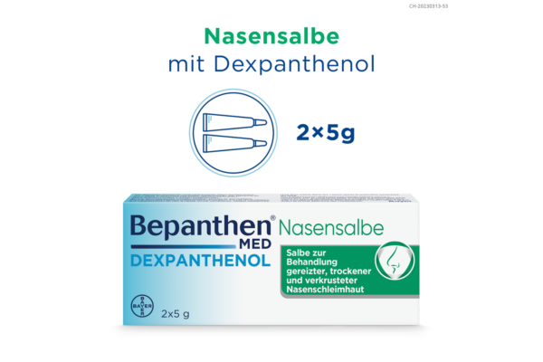 Bepanthen MED Nasensalbe 50 mg/g 2 Tb 5 g