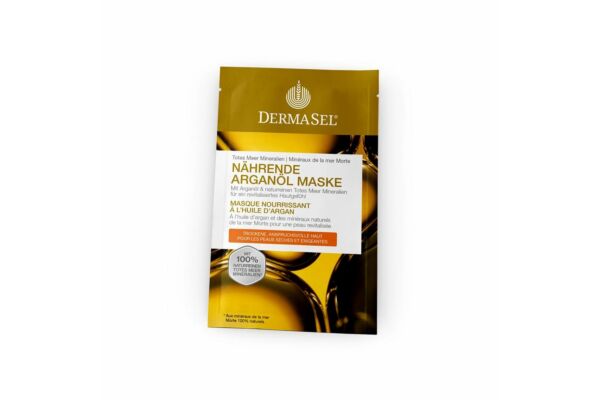 DermaSel masque à l'huile d'argan allemand/français sach 12 ml