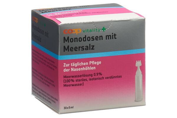 Coop Vitality monodoses avec sel de mer 30 x 5 ml