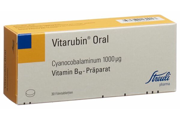 Vitarubin Oral cpr pell 1000 mcg 30 pce