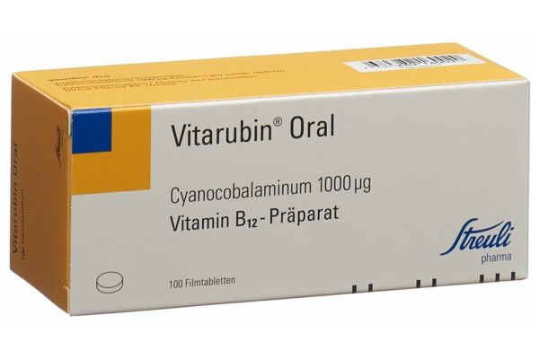 Vitarubin Oral cpr pell 1000 mcg 100 pce