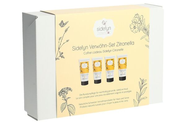 Sidefyn Geschenkset Verwöhnset Zitronella Box