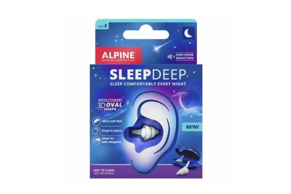 Alpine SleepDeep bouchons d'oreilles mini 1 paire