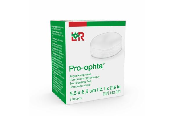 Pro-ophta compresse ophtalmique 5.3x6.6cm 50 pce