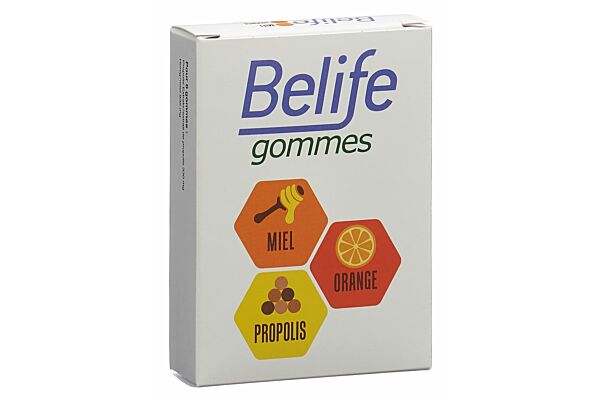 Belife gommes Propolis Honig-Orange Ds 45 g