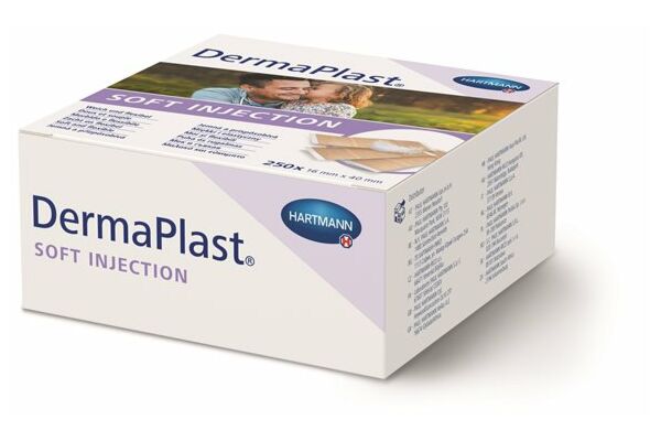 DermaPlast Soft Injektion 16x40mm beige 250 Stk