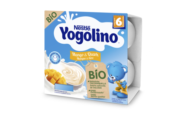 Nestlé Yogolino bio mangue séré 6 mois 4 x 90 g