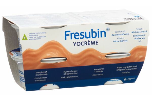 Fresubin YOcrème abricot-pêche 4 x 125 g