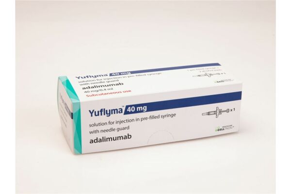 Yuflyma Inj Lös 40 mg/0.4ml Fertigspritze mit Nadelschutz