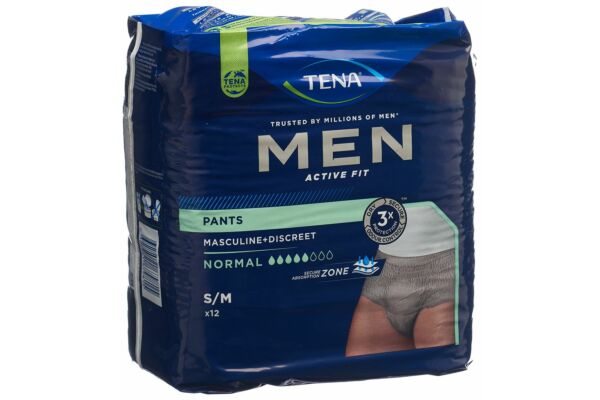 TENA Men Active Fit Pants normal S/M 12 pce