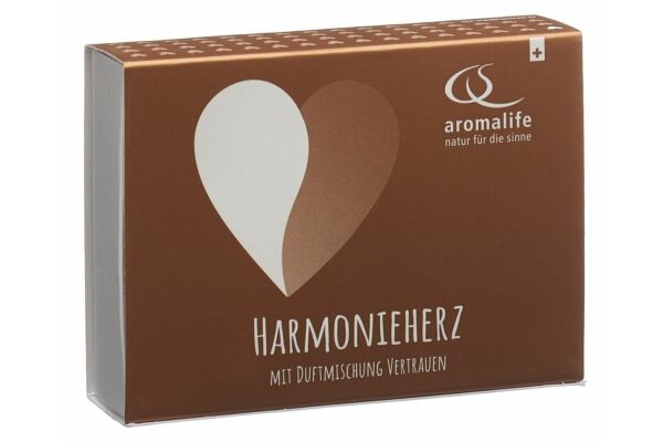 Aromalife Geschenkset Harmonie Herz 7cm Holz