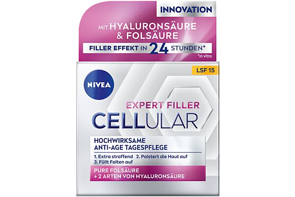 Nivea Cellular Expert Filler Anti-Age soin de jour FPS15 pot 50 ml