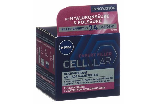 Nivea Cellular Expert Filler Anti-Age soin de nuit pot 50 ml