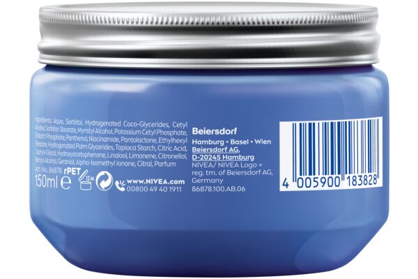 Nivea Hair Styling Styling Creme Gel Pflege & Halt Topf 150 ml