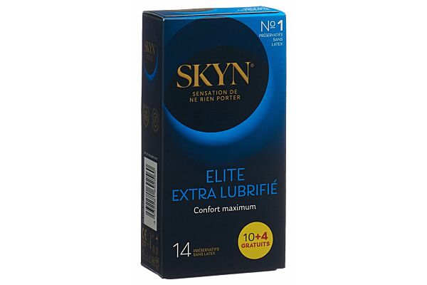 Manix Skyn Elite préservatifs extra lubrifié 14 pce