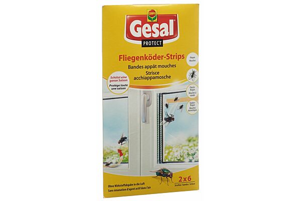 Gesal PROTECT Bandes appât mouches 2 x 6 pce