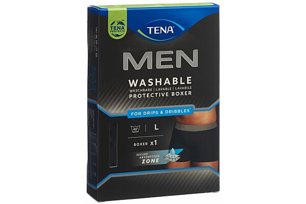 TENA Men Washable Underwear L schwarz