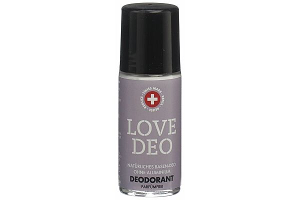 ReUseMe LOVE DEO Basen Deodorant ohne Aluminium parfümfrei Roll-on 50 ml