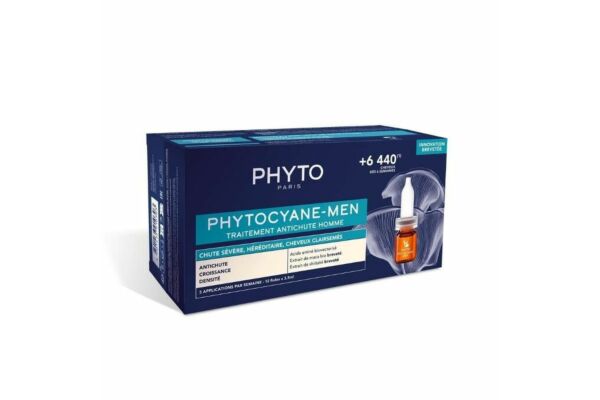Phyto Phytocyane Men Prog deutsch/italienisch 12 Fl 3.5 ml