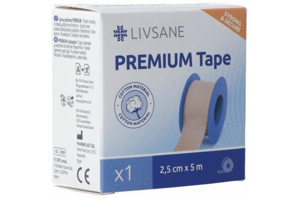 Livsane Premium Fixierpflaster 2.5cmx5m