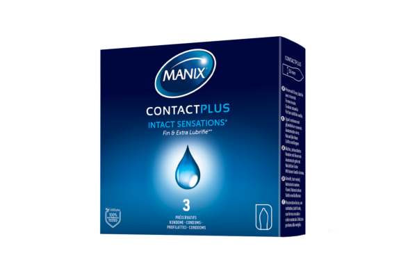 Manix Contact Plus préservatifs 3 pce