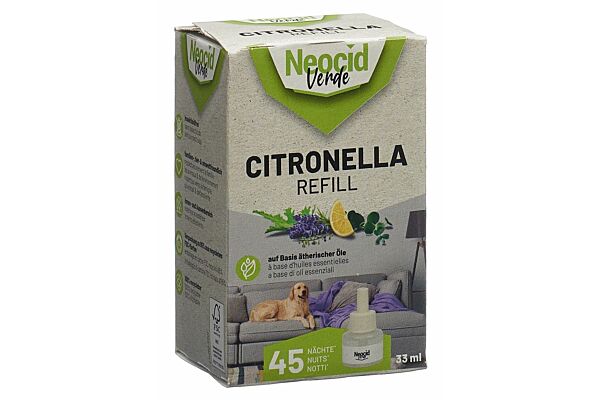 Neocid Verde Citronella Refill-Fläschchen Fl 33 ml