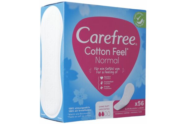 Carefree Cotton Feel Karton 56 Stk