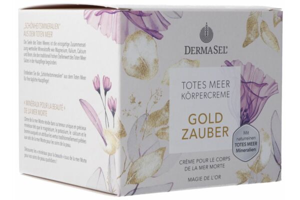 DermaSel crème pour le corps magie d'or allemand français pot 200 ml
