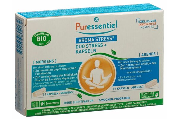 Puressentiel Aroma Stress Duo caps bte 30 pce