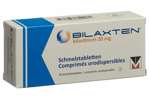 Bilaxten Schmelztabl 20 mg 50 Stk