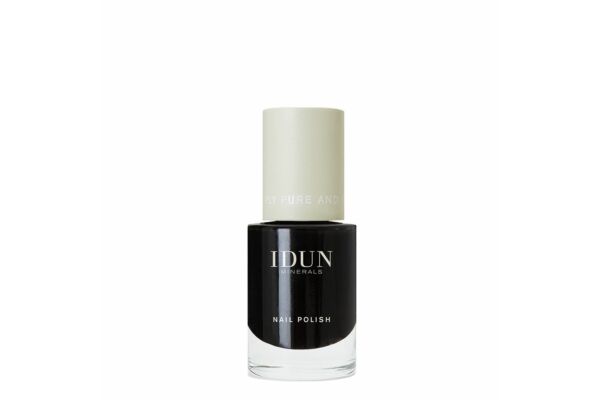 IDUN Minerals Nail Polish Onyx Classic Black Fl 11 ml