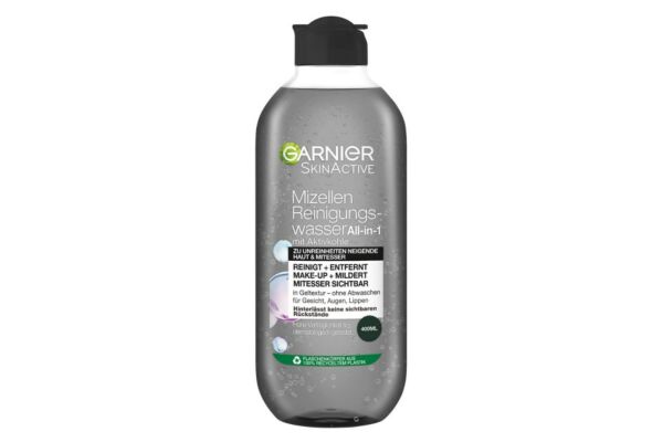 Garnier SkinActive Micellar Jelly Water Charcoal Fl 400 ml