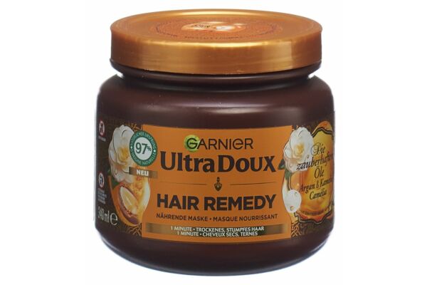 Ultra Doux hair remedy masque huile d'argan et de camélia pot 340 ml